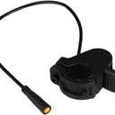 LGEGE Thumb Throttle for BAFANG Motor Kit - 300x Finger Speed Accelerator Compatible with BAFANG Mid Drive Electric Bike, Waterproof 3PIN Female Plug for BBS01 BBS02 BBSHD Motor eBike