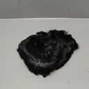 fun shack 50's Men's Black Wig with Sideburns, 1950s Costume Wig for Men, Retro Black Wig for Boys, One Size