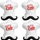 4pcs Little Chef Hat balloons/cookie chef cap balloons/baking party/cooking birthday party decoration/cooking class decoration/BBQ party decor