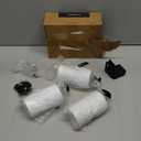 No Drill Wall Mount Shampoo and Conditioner Dispenser for Shower Gel Body Wash Soap Bottle Container White Refillable 3 Chamber Bottle, Plastic Bathroom Shampoo Dispenser for Shower Set Wall Mounted