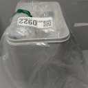 Obstnny Slim Plastic Trash Can for Narrow Spaces at Home or Office