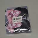 choicbaby Baby Girl Headbands Mouse Ears Headwrap with Sequin Polka Dot Bow Soft Stretchy Nylon Hair Bands for Newborn Infant Baby Toddler Girls- Pack of 2