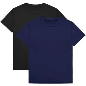 VOGRYE 2 Pack Boys Shirts Short Sleeve Shirts for Boys Cotton T-Shirts Kids Toddler Tshirts Tees Clothes Summer Tops M