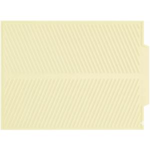 Dish Drying Mat for Kitchen Counter, Silicone Large Dish Drying Pad, Easy Clean Non-slipping Heat Resistant Dish Rack Mat, Foldable Dish Drain Mat, 17'' x 13'', Beige