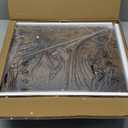 Coffee Pod Holder Counter Coffee Vertuo Capsules Storage Organizer with Sliding Drawer Compatible For 35 K-Cup Pods No Assembly Needed Rustic Brown