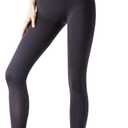 +MD Shapewear for Women Tummy Control Seamless High Waisted Light Compression Footless Tights Leggings (Medium, Black)