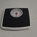 Taylor Battery Free Analog Scales for Body Weight, 330LB Capacity, Easy to Read Large 4.25-inch Dial, 10.3 x 10.6-inch Vinyl Mat Platform, Black