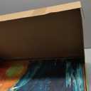 Celestdeco Woodland Mountain Framed Canvas Wall Art Set, Abstract Ridge Wall Painting, Boho Sunset Scenery Wall Decor, Modern Natural Landscape Art Print for Living Room, Bedroom, Office - 20"x40"