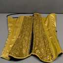 Top Drawer Gold Sequin Steel Boned Corset Large