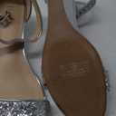 ILLUDE Women's Open Toe Ankle Strap Low Wedge Sandal Comfortable Platform Heeled Sandals (8.5)