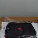 Carry On Luggage 22x14x9 Airline Approved, 22-Inch Suitcases with Spinner Wheels, Softside Carry-on Luggage with TSA Lock for Men Women Business Trip, Lightweight Large Capacity Luggage for Travel (Black)