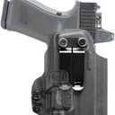 kydex IWB Holster for Glock 19 25 32 23 45 Mos Gen 3 4 5 with Streamlight Tactical Flashlight TLR-8 TLR-8G TLR-8A 500 Lumen Mounted Optics RMR Cut