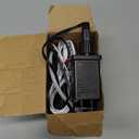 Inflatable Fan Replacement, 0.8A Air Fan Blower with 1.0A Adapter and 3 LEDs Bulbs Light Strings for Halloween, Thanksgiving and Christmas Inflatables (IP68 Waterproof, 3.8 * 3.8'')