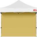 MASTERCANOPY Instant Canopy Tent Sidewall for 10x10 Pop Up Canopy, 1 Piece, Beige