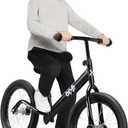 Balance Bike: for Big Kids Aged 4, 5, 6, 7, 8 and 9 Years Old - No Pedal Sport Training Bicycle | 16inch Wheel (Black)