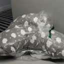 Momcozy Original Nursing Pillow for Breastfeeding-Pioneering Safety Fence- Wider Feeding Pillows for More Support for Mom & Baby- Easier Nursing & Hand Free- Fit for All, Removable Cotton Cover (Grey)