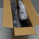 Freezer Organizer Bins, 2 Pack Stackable Deep Chest Freezer Organizer Bins, Foldable Freezer Baskets with Handles, Black Freezer Storage Organizer Baskets for 5/ 7 Cu.FT Sort Frozen Meats