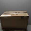 French Market Basket with Double Flat Leather Handle, Handmade Straw Tote for Shopping, Beach, and Everyday Use