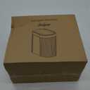 5 Gallon Bathroom Trash Can with Lid, Automatic Motion Sensor Black Trash Can, Touchless Slim Waterproof Garbage Bin for Kitchen, Bedroom, Office, and Bathroom