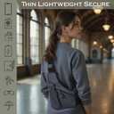 Crossbody Bag - Travel/Sport/Play - Comfortable, Lightweight, Water-Resistant - Everyday Must Have and Travel Essential (Gray)