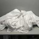 Lxztayuk 8 Pack White Round Tablecloth 120 Inch Round Table Cloth, Wrinkle Resistant and Washable Tablecloth Polyester Fabric Table Cloth Round Cover for Dining Wedding Banquet Party