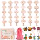 30 Pcs Polymer Clay Stamps and Molds Set with Storage Box, Boho Mandala Floral and Leaf Patterns, Pottery Stamps for Clay Crafts, Cookie Stamps (YANSH PROGLOBAL)