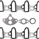 Intake Manifold Gasket Set for Engine, Intake Manifold Gasket Kit Sealing Replace MS98016T 89060413 for Silverado Cadillac Escalade Suburban GMC Yukon Tahoe 4.8L 5.3L 6.0L 6.2L 2Pcs