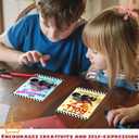 MAPDTWO 36 Packs Valentines Cards for Kids - Monster-style Trucks Valentines Day Card for Kids School Boys Classroom Party Favors - 3.2''x 4.7'' Exchange Monster Vehicle Cards & Stickers, Envelopes