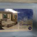 Cottingon 5 PC Split King Sheets Fits 16" Deep, Egyptian Cotton, Light Blue
