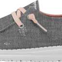 Hey Dude Women's Wendy Boho Slip-On Casual Shoes Loafer (W7, Grey)