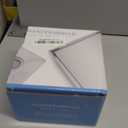 SaniteModar Shower Drain, Invisible 6 inch Square Shower Drain 2-in-1 Tile Insert Cover, 304 Stainless Steel Brushed Shower Floor Drain with Hair Catcher and Threaded Adapter