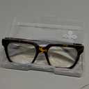 VISOONE Rectangle TR90 Blue Light Blocking Glasses Computer Eyewear with Preppy Look for Women and Men Cougar