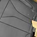 DISUTOGO Custom Seat Covers for Tesla Model Y 2025 2024 2023 2022 2021 2020: Full Set Perforated Faux Leather Breathable Seat Cover Seat Cushion Protector Compatible Airbag (Black)