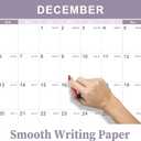 2 x Lbylyhxc 2026 Yearly Wall Calendar - Annual calendar 2026, 2026 Yearly Wall Calendar&Planner with Writing Paper, January 2026 - December 2026, X Large, 34.7" x 22.8", 2025-2026 Yearly Planner (Annual calendar - Purple)