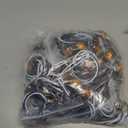 ( Pack of 100 ) TMH 3/ 4 Inch Mount Amber LED Clearance Button Marker lights Side LED marker lights for trailer Truck RV Car Bus Van 12V DC