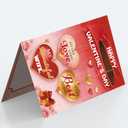 5 x Happy Valentine's Day to My Wife, Wife Valentines Day Cards Gifts for Her Women (LD319)