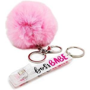 Credit Card Grabber For Long Nails, Cute Acrylic Debit Bank For Women (Pink)