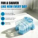 Clean & Renew Refill Cartridges Compatible with Braun Electric Shaver Cleaner Solution for Clean&Charge Cleaning System (8-packs),ASUCDEI