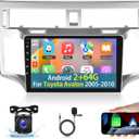 2+64G Android Car Stereo for Toyota Avalon 2005-2010 - Wireless Carplay and Android Auto - Car Radio with 9 inch Touch Screen/Multiple UI/WiFi/GPS/Mirror Link/SWC + AHD Backup Camera