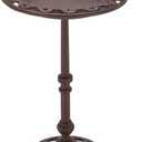Esschert Design USA FB165 Cast Iron Standing Bird Bath (Antique Brown)
