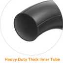 Heavy Duty 12/12.5x1.75x2.25 Thick 40% Butyl Inner Tube, 12 1/2 x 2 1/4 Inner Tube with CR202 Angled Valve Stem Compatible with Most 12x1.75/2.125 12x2.25 12.5X1.75/2.25 Bike/Scooter Tire Tube 2Pcs