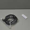 Jadaol Cat 8 Ethernet Cable 25 ft, 40Gbps 2000MHz Flat RJ45 S/FTP LAN Patch Cable, High-Speed Cat8 Network Cable for Router, Modem, Switch, Gaming Consoles, PC, Home Network & Streaming Devices, Black