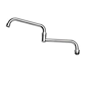 Krowne 19-226L Krowne Silver Series Replacement Spout, 18" Double Jointed spout, fits Krowne Silver Series faucets