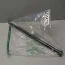 Black Tension rod 16 to 26 Inch Spring Curtain Rods No Drilling Small Rods Adjustable Tension Curtain Rod Expandable Pressure Spring Rod for Doorway,Kitchen