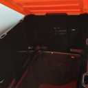 IRIS USA 21 Gallon Heavy-Duty Plastic Storage Bins, Store-It-All Container Totes with Durable Lid and Secure Latching Buckles, Garage and Metal Rack Organizing, Black/Orange, 3 Pack