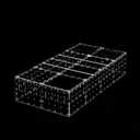 GuineaLoft™ Acrylic Cage Lid (4mm) - 4x2ft Large Clear Lid, Crystal Clear Views from Top, Easy to Open and Close, Easy to Remove, Supporting Beams & Brackets Included