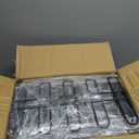 Heavy-Duty Power Tool Organizer with Charging Station,Premium Thickened Wood Panels,4 Layers + 4 Multi-Functional Side Hooks Integrated Design Power Tool Organizers and Storage (Brown Wood + Black)