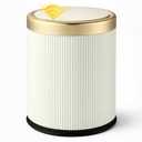 Automatic Bathroom Trash Can with Lid,Motion Sensor Trash cans Smart
2.8 Gallon Touchless Garbage Can, Cute Small Plastic Wastebasket,Sensor White and Gold Trash Bin for kitchen,Bedroom,Office
