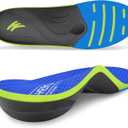 WalkHero 220+ lbs High Arch Support Insoles for Plantar Fasciitis