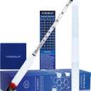 Hydrometer Alcohol 0-200 Proof, Hydrometer Alcohol Meter, Alcohol Tester for Liquor, Abv Tester Alcohol Proof Tester, Alcohol Hydrometer for Moonshine, Liquor, Spirits, Proofing, Distilling (transparent Hydrometer Alcohol 0-200 Proof)